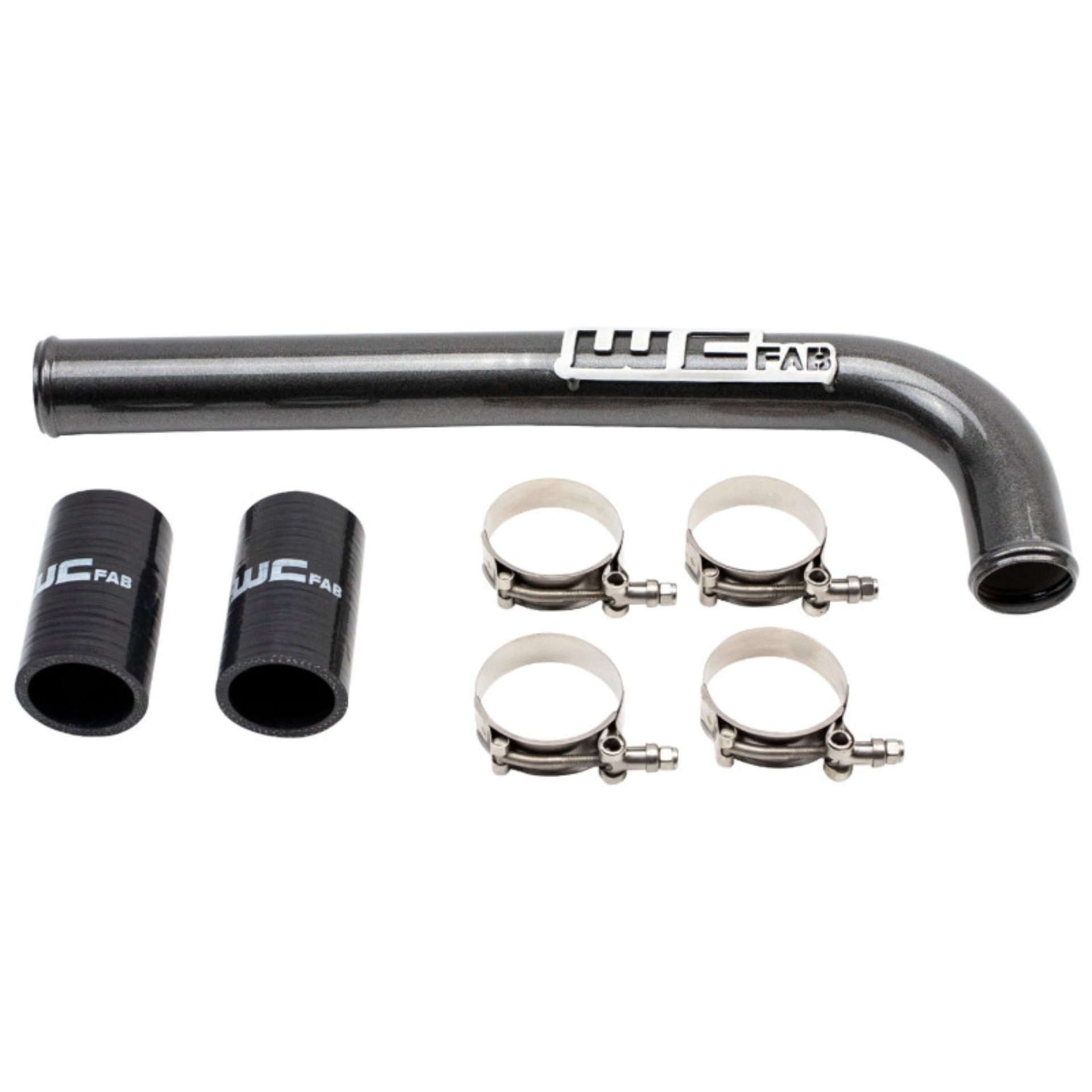 Picture of Wehrli 10-18 Dodge 6.7L Cummins Upper Coolant Pipe - Candy Red