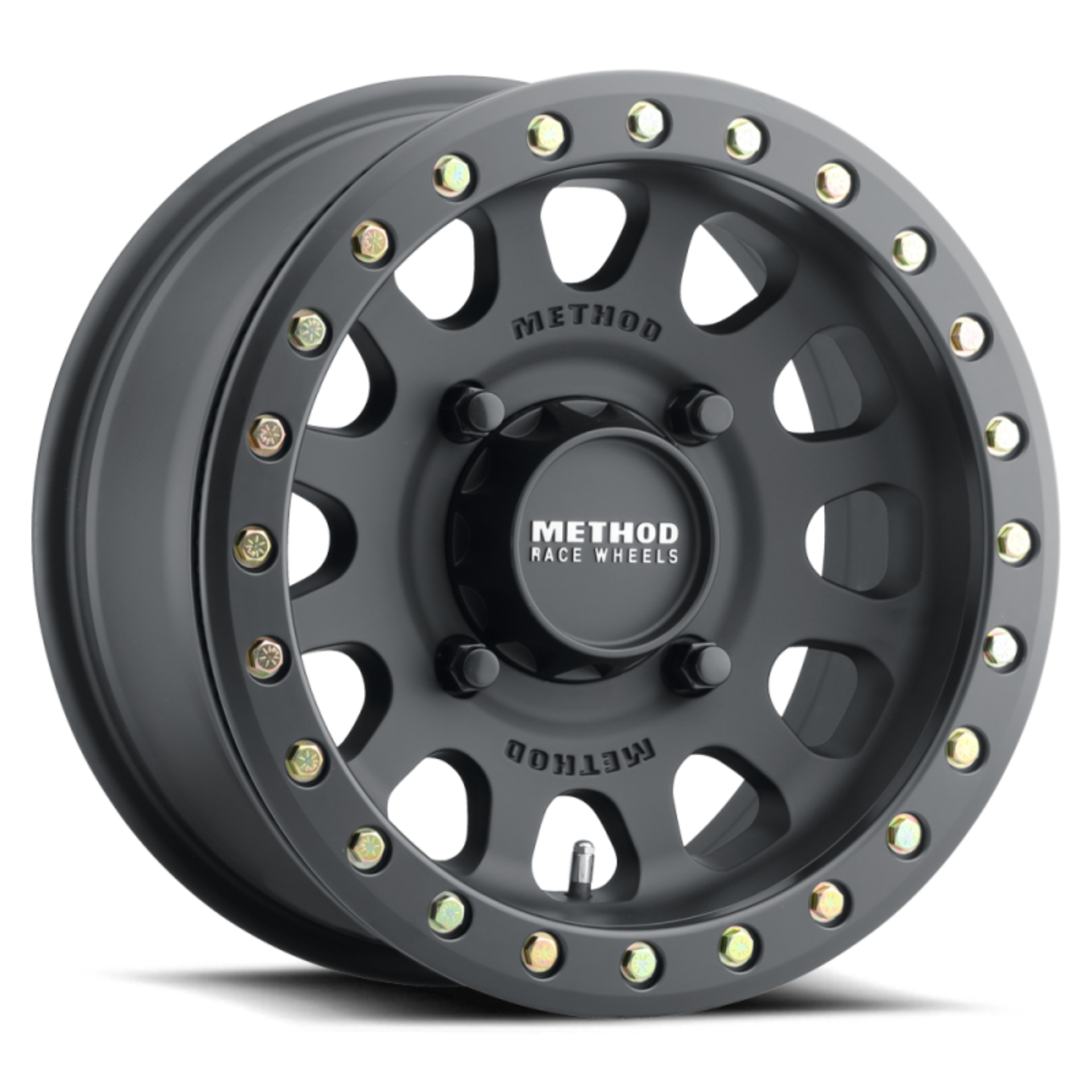 Picture of Method MR401 UTV Beadlock 15x7 / 5+2/38mm Offset / 5x4.5 / 72 CB Matte Black Wheel