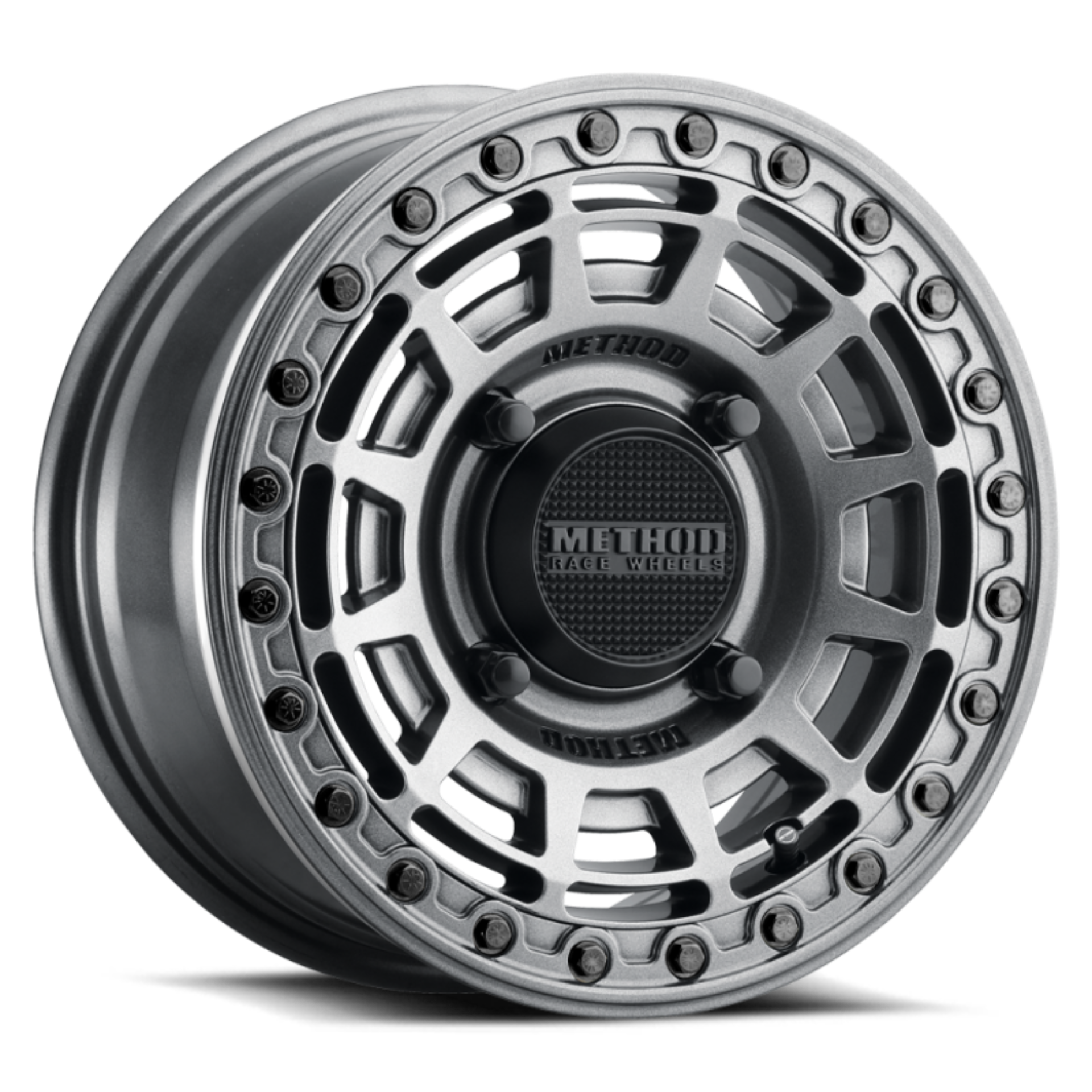 Picture of Method MR415 Beadlock 15x10 / 6+4/25mm Offset / 4x156 / 132 CB Graphite Wheel - Gloss Graphite Ring