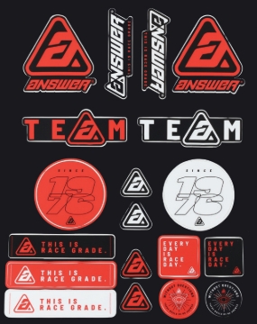 Picture of Answer Logo Sticker Sheet
