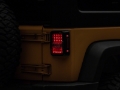 Picture of Raxiom 07-18 Jeep Wrangler JK Axial Series Lux LED Tail Lights- Black Housing (Clear Lens)