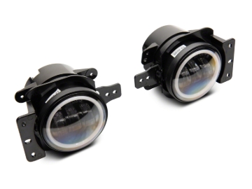 Picture of Raxiom 07-23 Jeep Wrangler JK & JL 20-23 Jeep Gladiator JT Axial Series LED Fog Lights w/ Halo