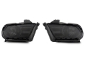 Picture of Raxiom 10-12 Ford Mustang Axial Series OEM Style Rep Headlights- Chrome Housing- Smoked Lens