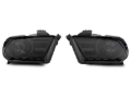 Picture of Raxiom 10-12 Ford Mustang Axial Series OEM Style Rep Headlights- Chrome Housing- Smoked Lens
