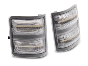Picture of Raxiom 11-16 Ford F-250/F-350 Super Duty Axial LED SEQL Switchback Side Mirror Marker Lamps- Clear