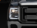Picture of Raxiom 11-16 Ford F-250 Super Duty LED Projector Headlights - Chrome Housing (Clear Lens)