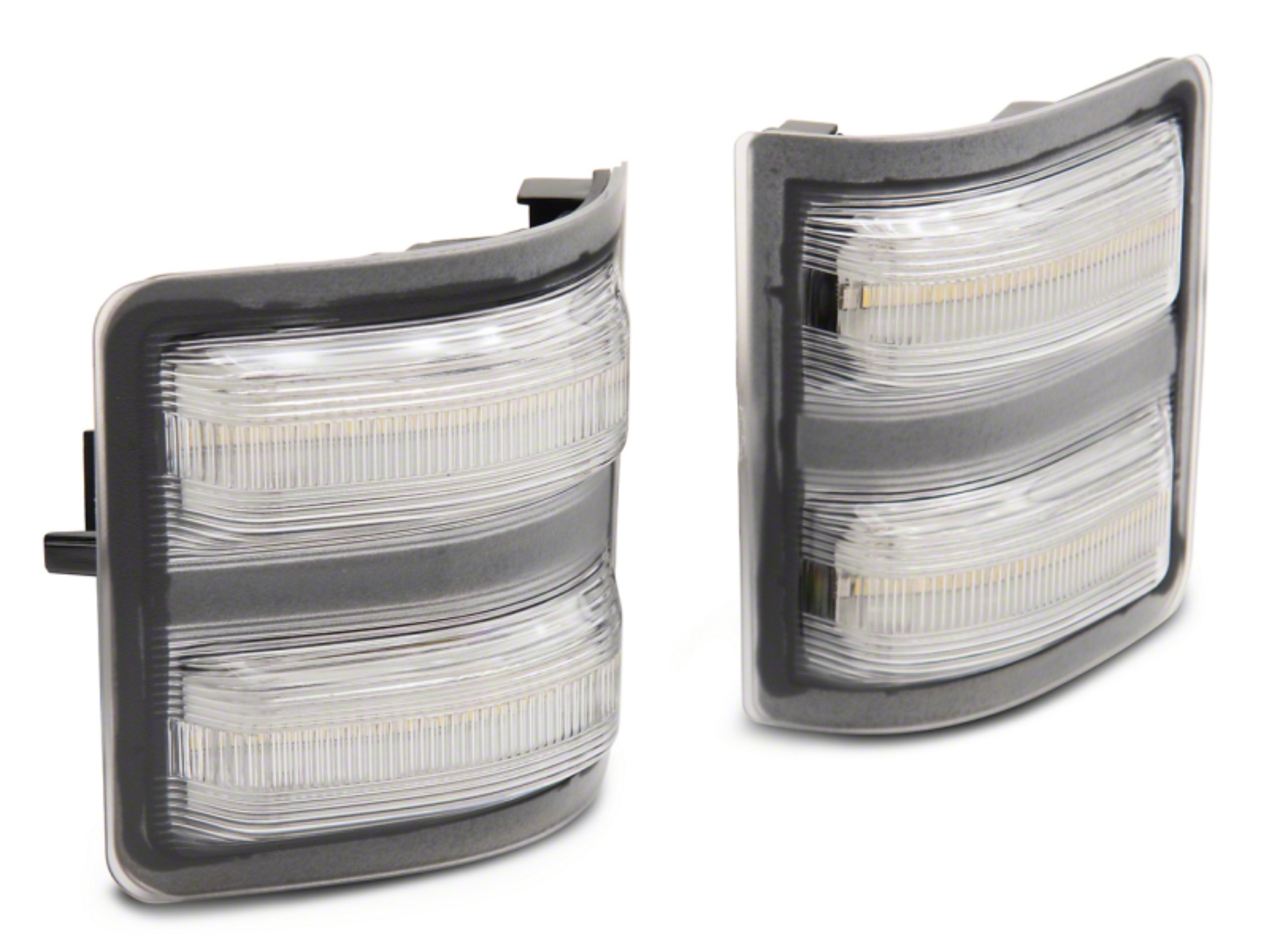 Picture of Raxiom 11-16 Ford F-250/F-350 Super Duty Axial Series LED Switchback Side Mirror Marker Lamps- Clear