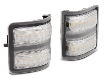 Picture of Raxiom 11-16 Ford F-250/F-350 Super Duty Axial Series LED Switchback Side Mirror Marker Lamps- Clear