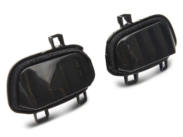 Picture of Raxiom 19-23 Chevrolet Silverado/GMC Sierra 1500 Axial Series LED Mirror Lights- Smoked