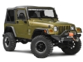 Picture of Raxiom 97-06 Jeep Wrangler TJ 50-In LED Light Bar Windshield Mount w/ Auxiliary Bracket