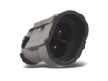 Picture of Raxiom 99-04 Ford Mustang Axial Series Headlights w/ LED Bar- Black Housing (Clear Lens)