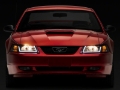 Picture of Raxiom 99-04 Ford Mustang Axial Series Headlights w/ LED Bar- Black Housing (Clear Lens)