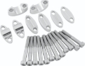 Picture of BikeMaster Aluminum Handlebar Risers 7/8in - Silver