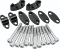 Picture of BikeMaster Aluminum Handlebar Risers 7/8in - Black