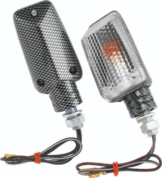 Picture of BikeMaster Universal Ministalk Marker Light Carbon/Clear