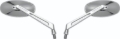 Picture of BikeMaster Oval Mirror Machined Arm w/10mm/Yam 10mm/HD Adapters - Pair - Chrome