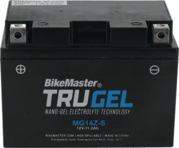 Picture of BikeMaster TruGel Battery - MG14Z-S