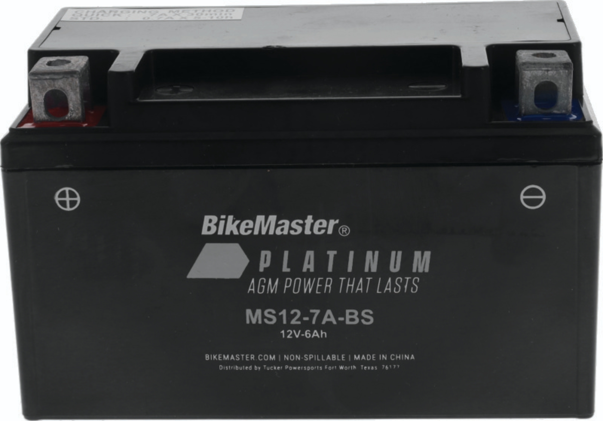 Picture of BikeMaster AGM Battery - MS12-7A-BS
