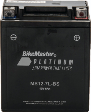 Picture of BikeMaster AGM Battery - MS12-7L-BS