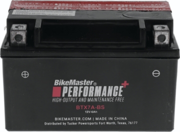 Picture of BikeMaster Battery - BTX7A-BS