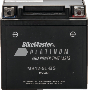 Picture of BikeMaster AGM Battery - MS12-5L-BS