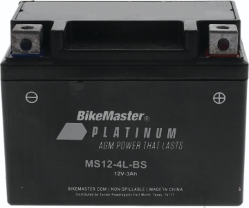 Picture of BikeMaster AGM Battery - MS12-4L-BS