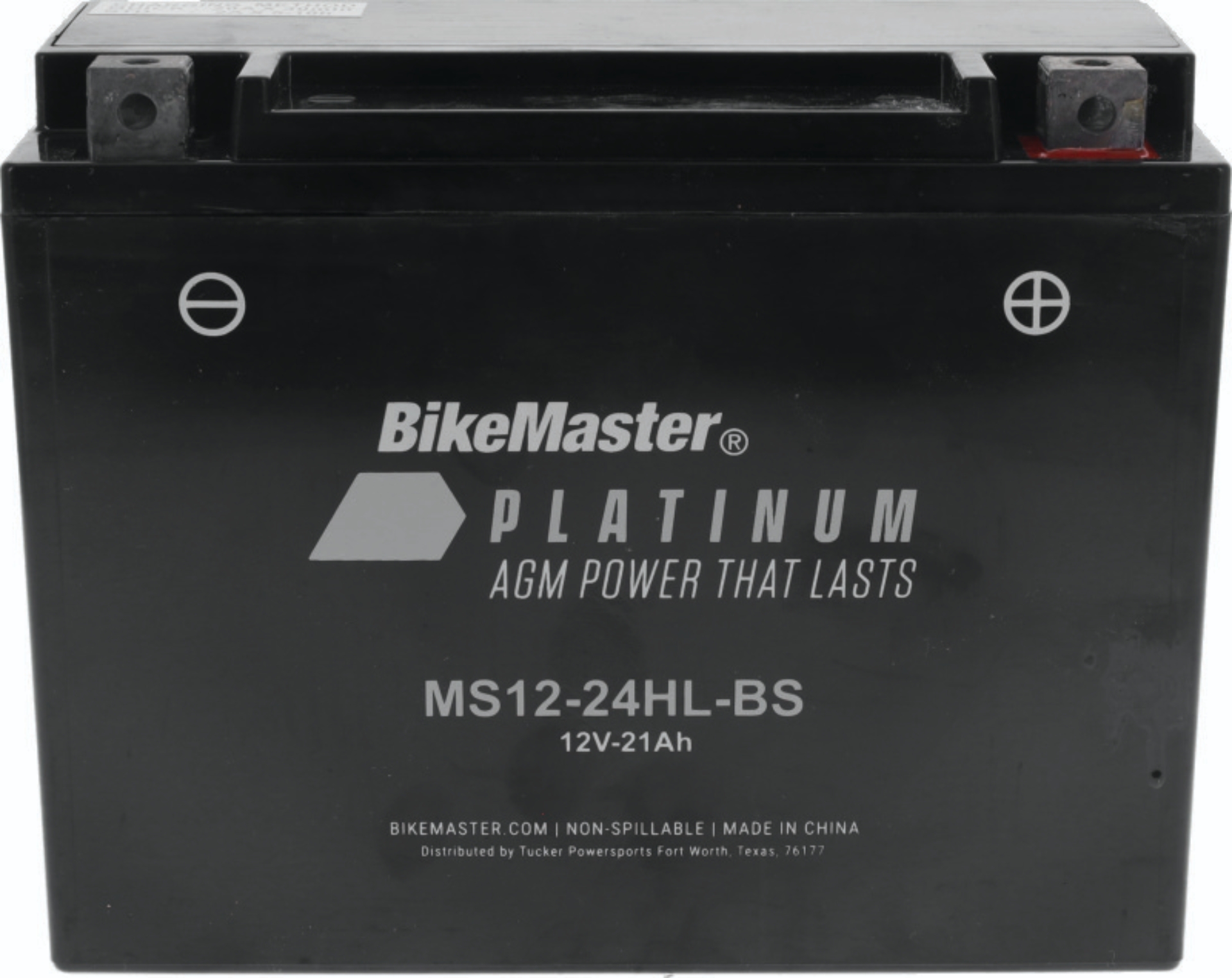 Picture of BikeMaster AGM Battery - MS12-24HL-BS