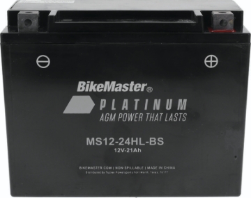 Picture of BikeMaster AGM Battery - MS12-24HL-BS