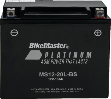 Picture of BikeMaster AGM Battery - MS12-20L-BS