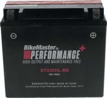 Picture of BikeMaster Battery - BTX20HL-BS