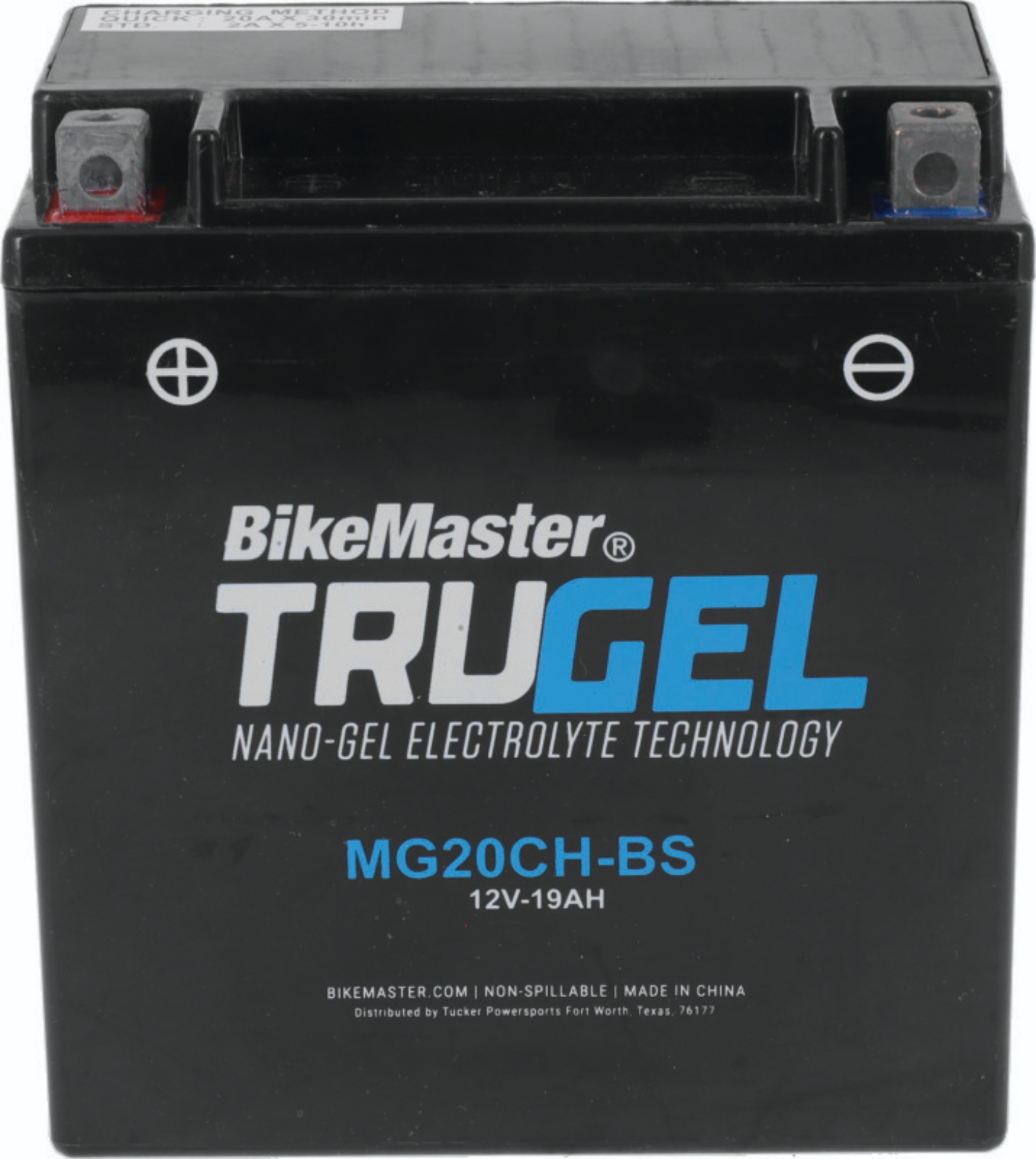 Picture of BikeMaster TruGel Battery - MG20CH-BS