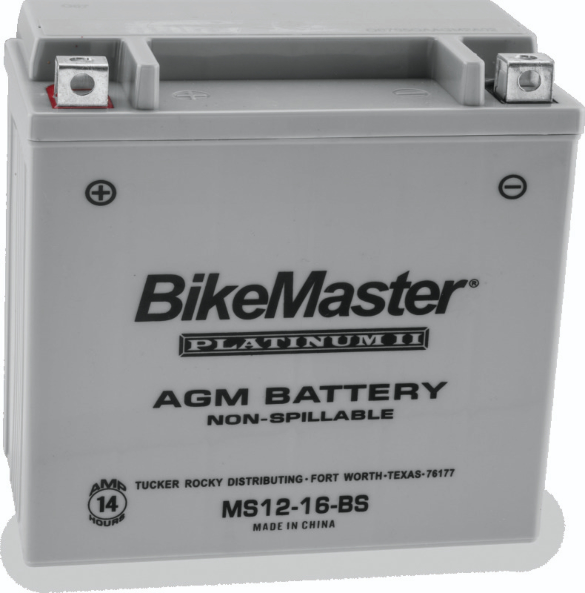 Picture of BikeMaster AGM Battery - MS12-16-BS