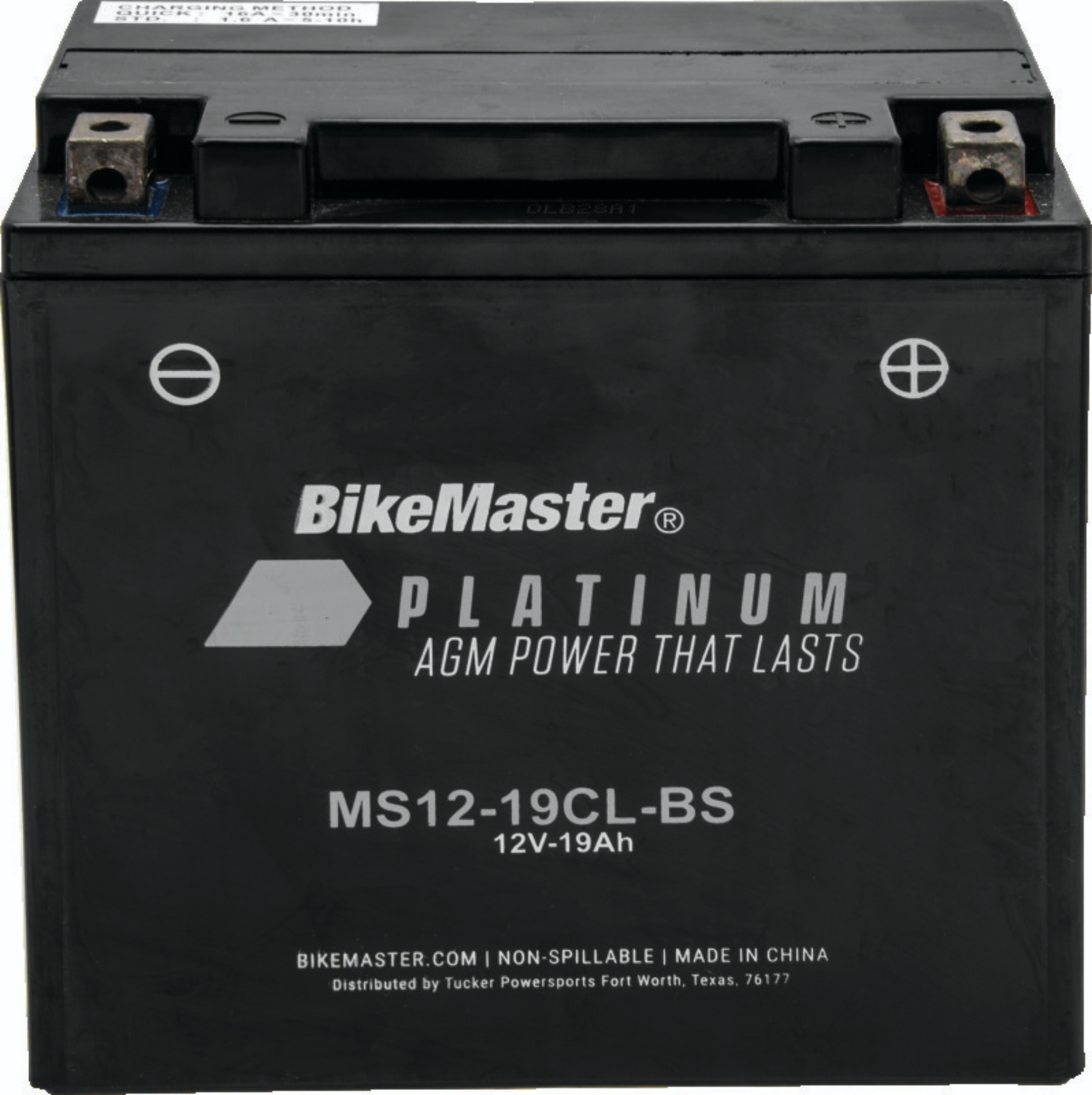 Picture of BikeMaster AGM Battery - MS12-19CL-BS