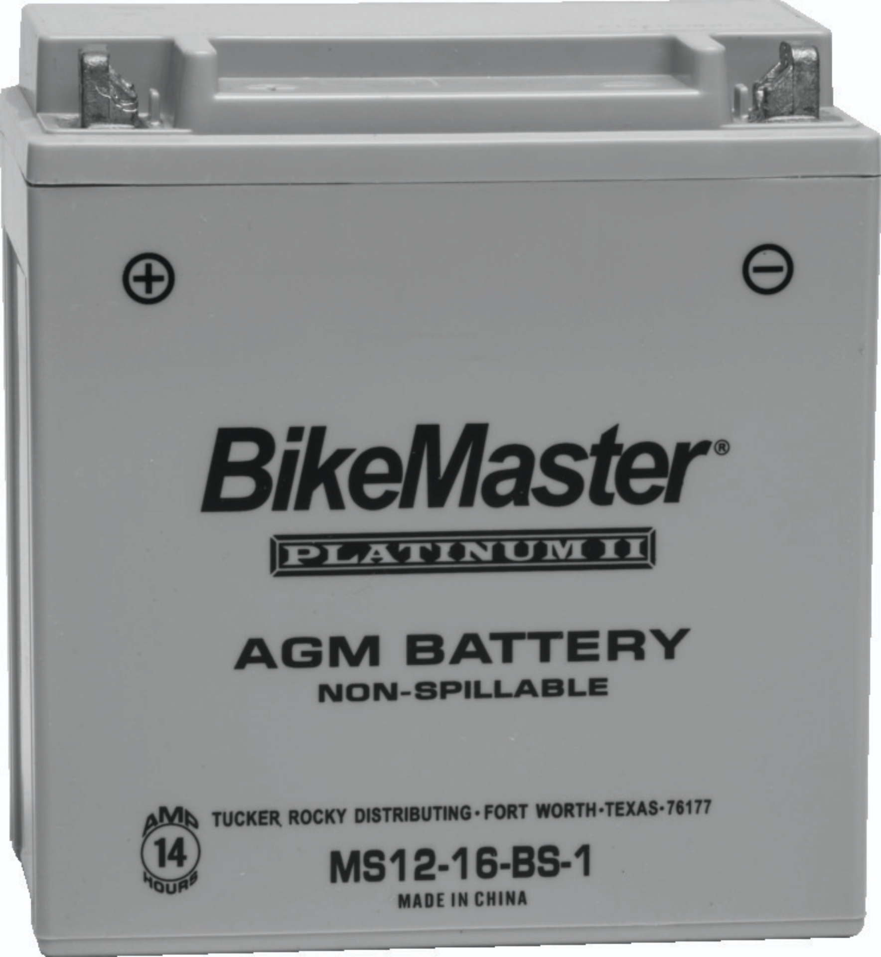 Picture of BikeMaster AGM Battery - MS12-16-BS-1