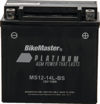 Picture of BikeMaster AGM Battery - MS12-14L-BS