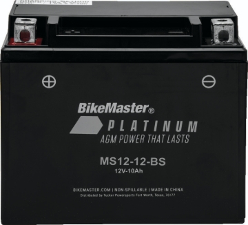 Picture of BikeMaster AGM Battery - MS12-12-BS