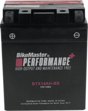 Picture of BikeMaster Battery - BTX14AH-BS