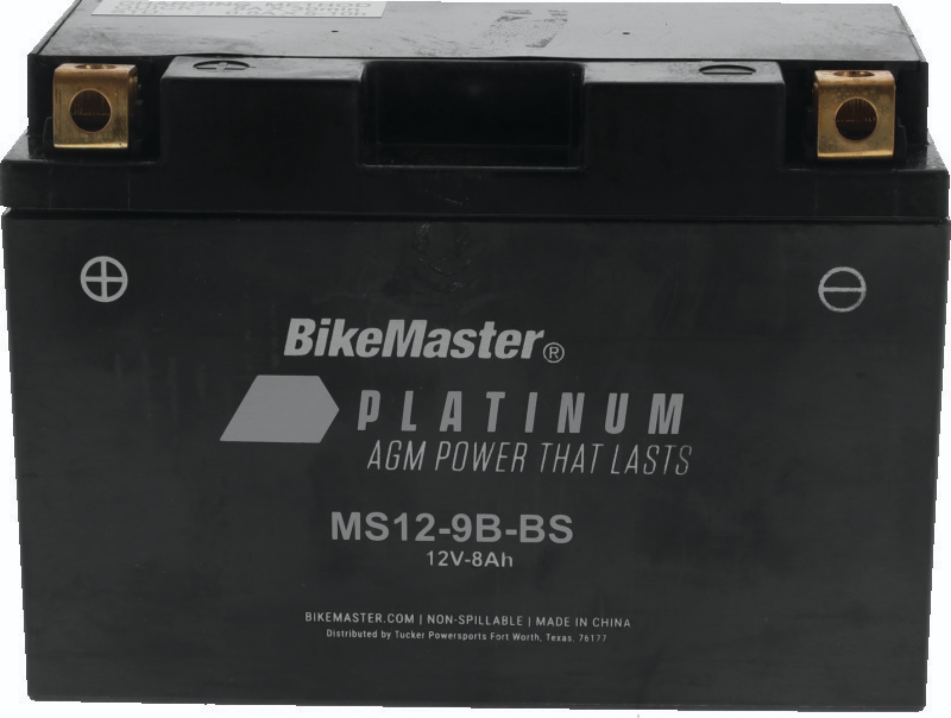 Picture of BikeMaster AGM Battery - MS12-9B-BS
