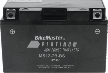 Picture of BikeMaster AGM Battery - MS12-7B-BS