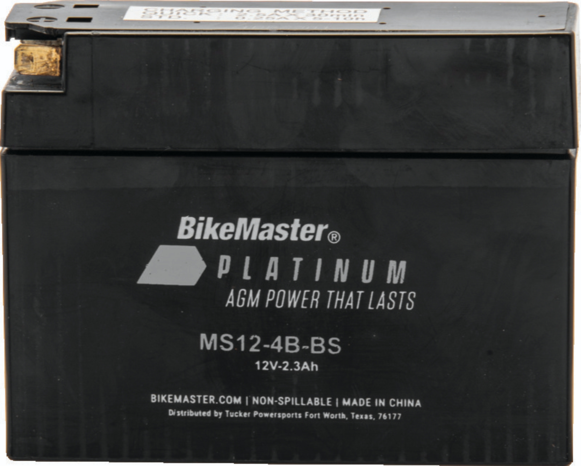 Picture of BikeMaster AGM Battery - MS12-4B-BS