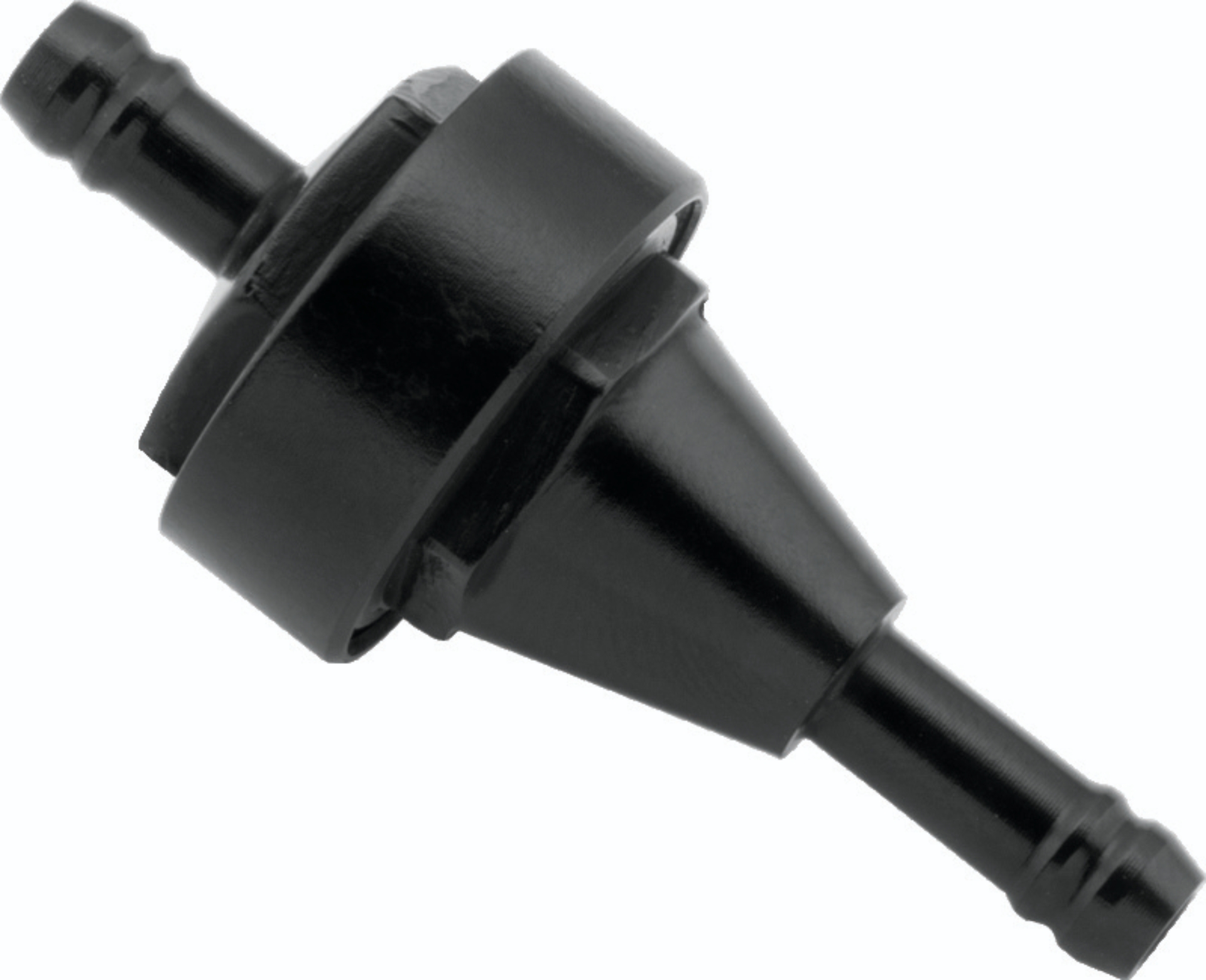 Picture of BikeMaster 1/4in Inline Fuel Filter - Black