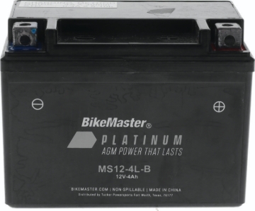 Picture of BikeMaster AGM Battery - MS12-4L-B