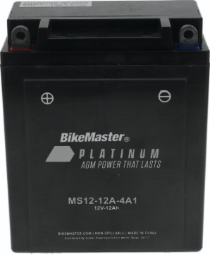 Picture of BikeMaster AGM Battery - MS12-12A-4A1
