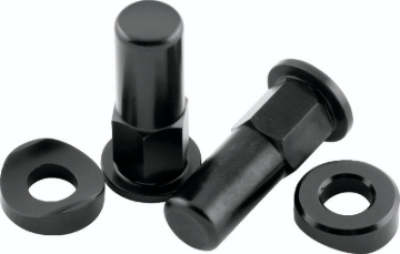 Picture of BikeMaster Rim Lock Nuts (Pair) T6 Aluminum/Black