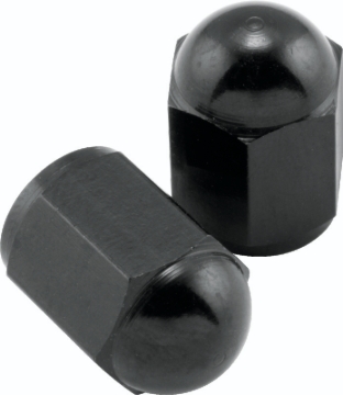 Picture of BikeMaster Valve Caps Aluminum (6 Pair) - Black
