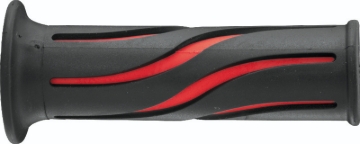 Picture of BikeMaster 7/8in Wave Grips - Black/Red