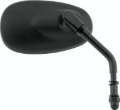 Picture of BikeMaster Harley Oval Mini Mirror - Each - Matte Black