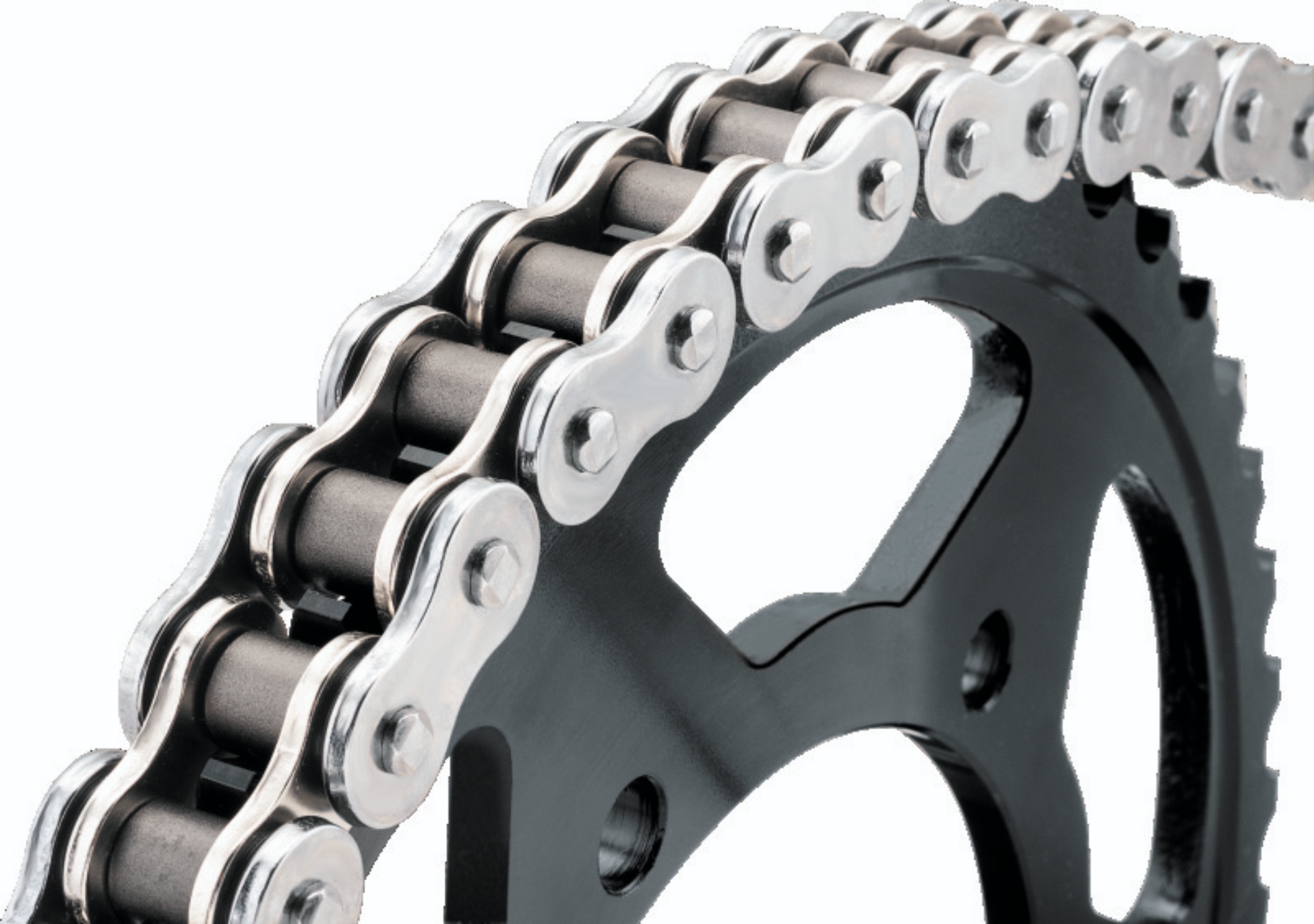 Picture of BikeMaster 530x130 BMXR X-Ring Chain - Chrome/Chrome
