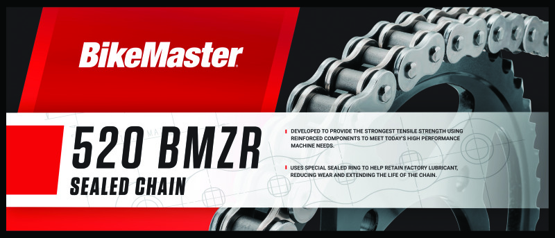 Picture of BikeMaster 520x120 BMZR Z-Ring Chain - Chrome/Chrome