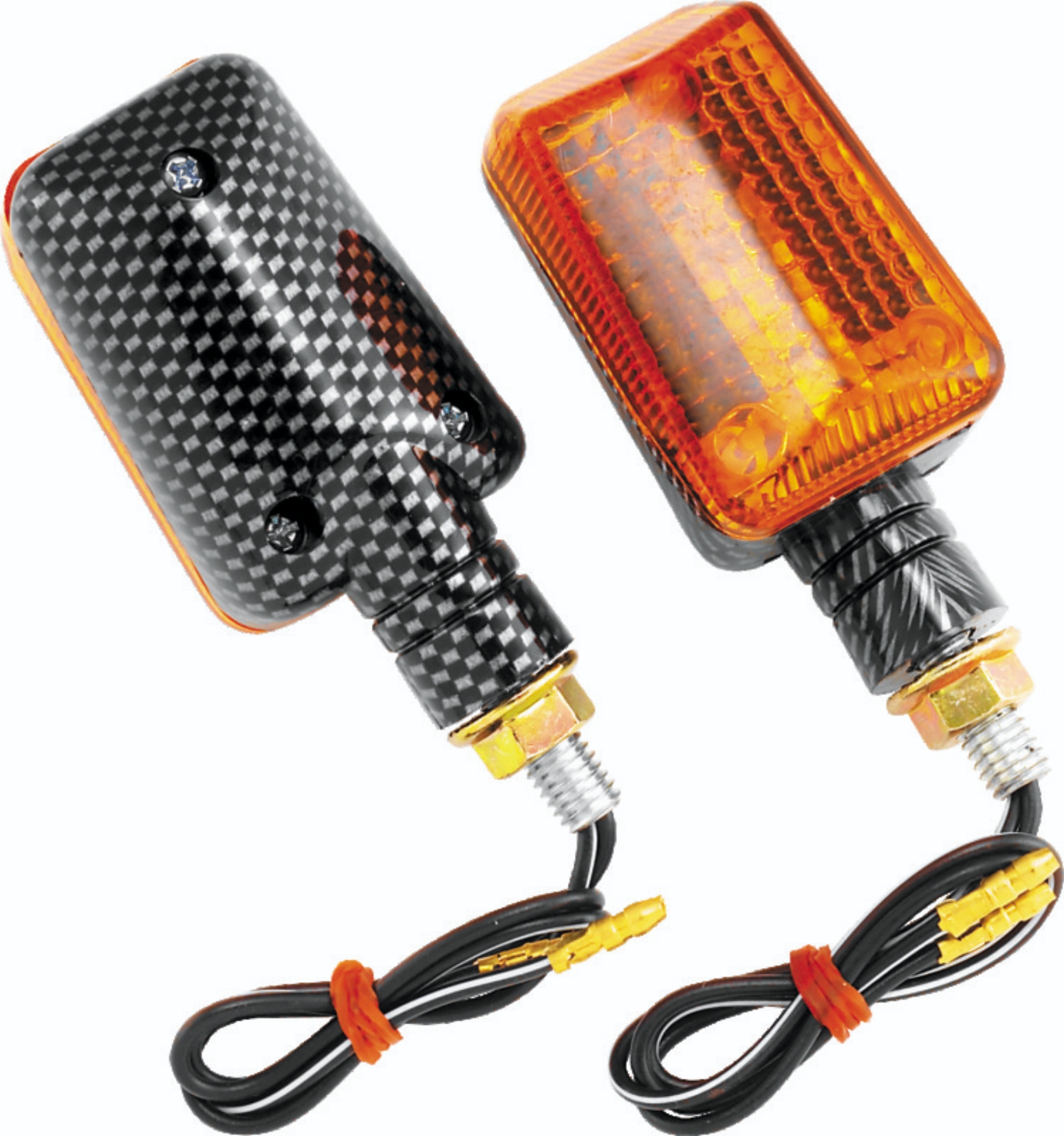 Picture of BikeMaster Universal Ministalk Marker Light - Carbon/Amber